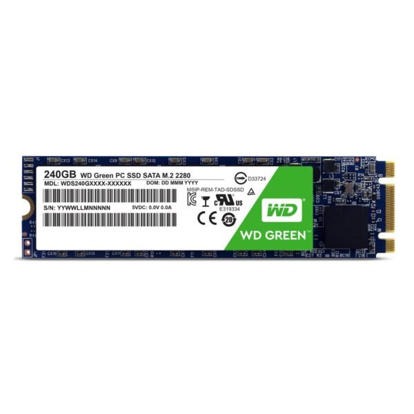 WD SSD 240GB M.2 (GREEN) - Image 2
