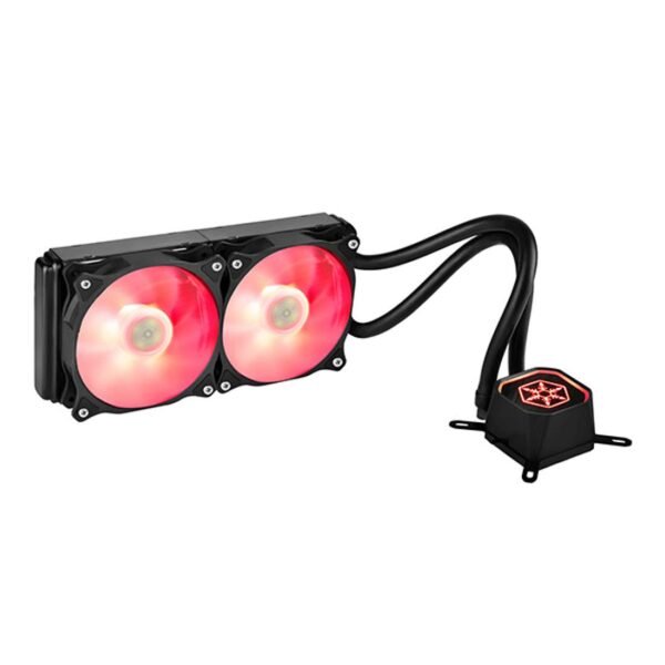Silverstone TD02-RGB CPU RGB CPU Liquid Cooler with Dual 120mm Silent Fan - Image 3