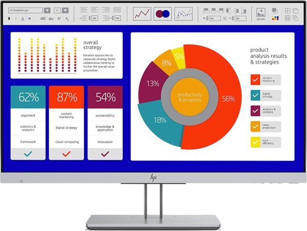 HP EliteDisplay E243p 23.8-inch Sure View(Panel-Privacy Filter) IPS with LED Backlight Monitor, FHD 1920 * 1080, 60Hz Refresh Rate, 16:9 Aspect Ratio, HDMI, DP, VGA, 2?USB 3.0-5FT13AA