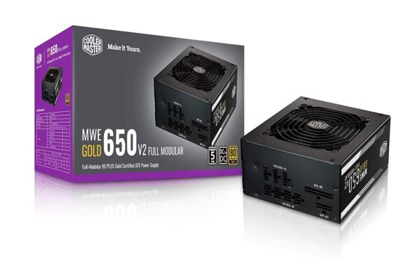 Cooler Master MWE Gold 650 V2 80 Plus Gold Certified Fully Modular Power Supply