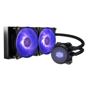 Cooler Master Masterliquid ML240L ARGB V2 CPU Liquid Cooler with Dual 120mm RGB Silent Fan
